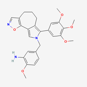 molecular formula C27H29N3O5 B12408894 Apoptosis inducer 12 
