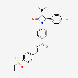 molecular formula C28H29ClN2O4S B12408927 ROR|At modulator 2 