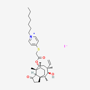 molecular formula C34H52INO4S B12408976 Antibacterial agent 138 