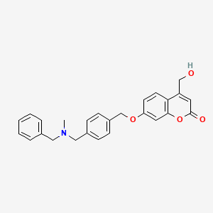 molecular formula C26H25NO4 B12409002 Dual AChE-MAO B-IN-2 