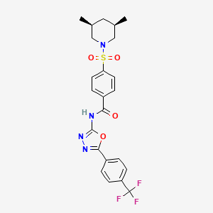 molecular formula C23H23F3N4O4S B12409003 HSGN-94 