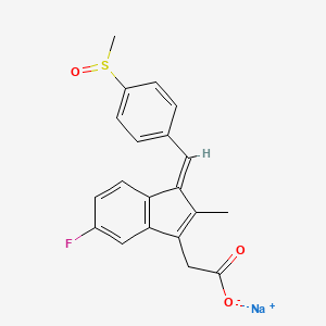molecular formula C20H16FNaO3S B12409037 Sulindac sodium CAS No. 63804-15-9