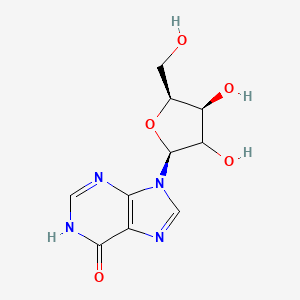 molecular formula C10H12N4O5 B12409088 9-[(2S,4S,5S)-3,4-dihydroxy-5-(hydroxymethyl)oxolan-2-yl]-1H-purin-6-one 