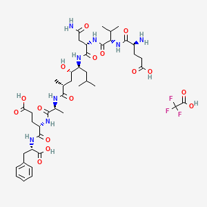molecular formula C43H65F3N8O16 B12409096 OM99-2 TFA 