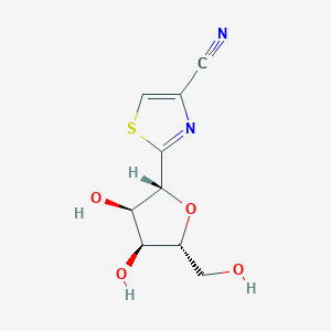 molecular formula C9H10N2O4S B124092 4-Cyanotiazofurin CAS No. 144660-78-6
