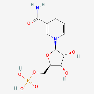 1-(5-O-phosphono-beta-D-ribofuranosyl)-1,4-dihydropyridine-3-carboxamide