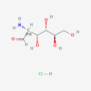 molecular formula C6H14ClNO5 B12409291 Glucosamine-2-13C hydrochloride 
