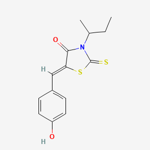 molecular formula C14H15NO2S2 B12409328 PFM03 