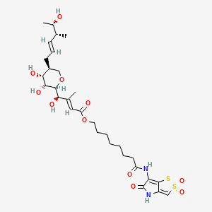 molecular formula C30H44N2O11S2 B1240934 thiomarinol B 