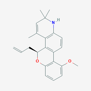 (5S)-5-Allyl-10-Methoxy-2,2,4-Trimethyl-2,5-Dihydro-1H-Chromeno[3,4-f]Quinoline