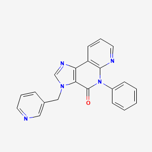 5-Phenyl-3-(pyridin-3-ylmethyl)imidazo[4,5-c][1,8]naphthyridin-4-one