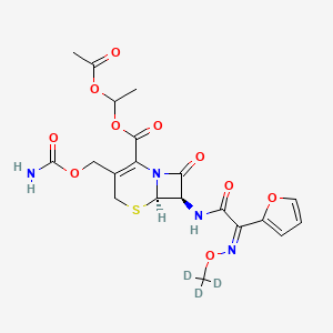 molecular formula C20H22N4O10S B12409502 Cefuroxime Axetil-d3 