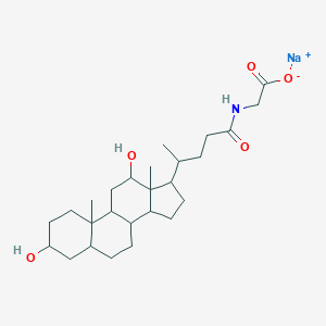 molecular formula C₂₆H₄₂NNaO₅ B124096 Sodium glycodeoxycholate CAS No. 16409-34-0