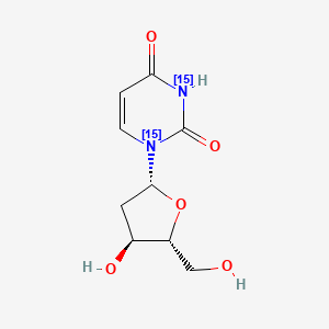 molecular formula C9H12N2O5 B12409713 2'-Deoxyuridine-15N2 