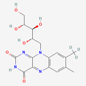 molecular formula C17H20N4O6 B12409813 Riboflavin-d3 