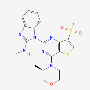 molecular formula C20H22N6O3S2 B12409828 Atr-IN-23 