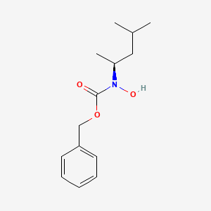 molecular formula C14H21NO3 B12409852 benzyl N-hydroxy-N-[(2S)-4-methylpentan-2-yl]carbamate 