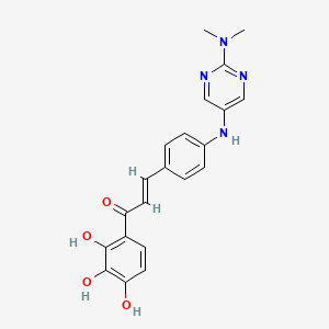 molecular formula C21H20N4O4 B12409919 Chalcones A-N-5 