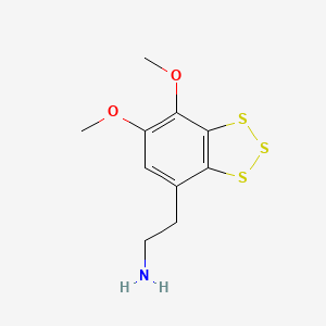 molecular formula C10H13NO2S3 B1240993 Varacin A 