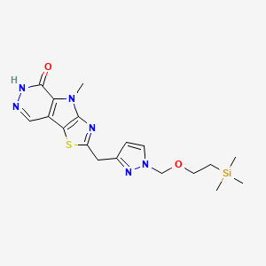 molecular formula C18H24N6O2SSi B12409948 PKR activator 4 