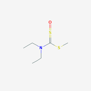 molecular formula C6H13NOS2 B1240997 MeDDC Sulfine 