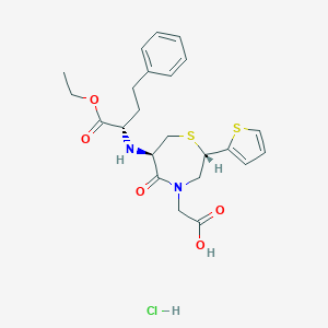 molecular formula C23H29ClN2O5S2 B001241 盐酸替莫卡普 CAS No. 110221-44-8