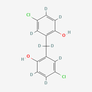 molecular formula C13H10Cl2O2 B12410059 Dichlorophene-d8 