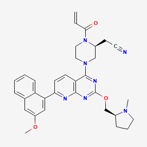 molecular formula C33H35N7O3 B12410084 KRAS G12C inhibitor 43 