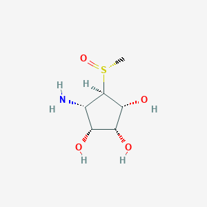 molecular formula C6H13NO4S B1241009 Mannostatin B 