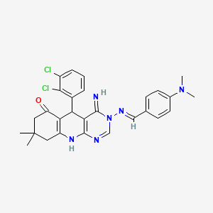 molecular formula C28H28Cl2N6O B12410102 Egfr-IN-60 