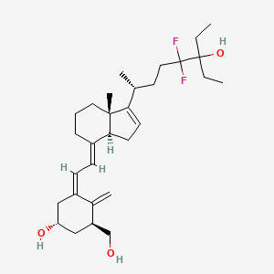 (1S,3Z,5S)-3-[(2E)-2-[(3aS,7aS)-1-[(2R)-6-ethyl-5,5-difluoro-6-hydroxyoctan-2-yl]-7a-methyl-3a,5,6,7-tetrahydro-3H-inden-4-ylidene]ethylidene]-5-(hydroxymethyl)-4-methylidenecyclohexan-1-ol