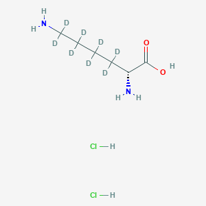 molecular formula C6H16Cl2N2O2 B12410186 D-Lysine-d8 (dihydrochloride) 