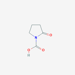 molecular formula C5H7NO3 B1241020 Pyrrolidone carboxylic acid CAS No. 115621-24-4