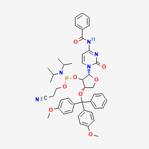 molecular formula C45H50N5O8P B12410213 DMTr-TNA-C(Bz)-amidite 