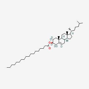molecular formula C45H80O2 B12410232 Cholesterol stearate-d6 