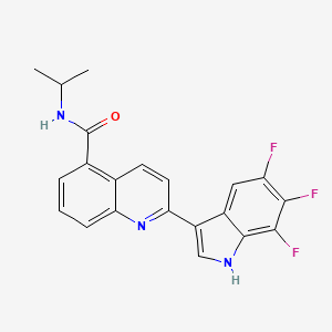 molecular formula C21H16F3N3O B12410245 VPC-13789 