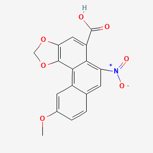 molecular formula C17H11NO7 B12410394 Aristolochic acid III CAS No. 7267-92-7