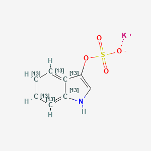 molecular formula C8H6KNO4S B12410432 Indoxyl Sulfate Potassium Salt-13C6 