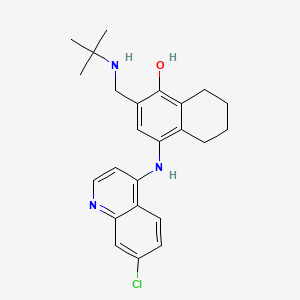 molecular formula C24H28ClN3O B1241046 Naphthoquine CAS No. 173531-57-2