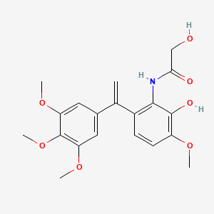 molecular formula C20H23NO7 B12410506 Microtubule inhibitor 2 