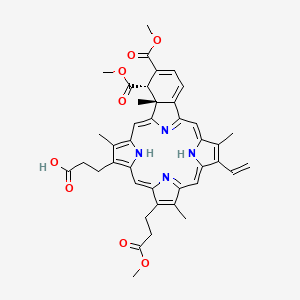 molecular formula C41H42N4O8 B1241055 Verteporfin D isomer CAS No. 142878-05-5