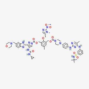 molecular formula C60H69N17O11S B12410778 Hat-sil-TG-1&AT 