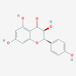 molecular formula C15H12O6 B1241080 (2S,3S)-3,4',5,7-Tetrahydroxyflavanone 