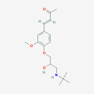 molecular formula C18H27NO4 B1241086 Vaninolol 