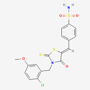 molecular formula C18H15ClN2O4S3 B12410901 Nlrp3-IN-7 
