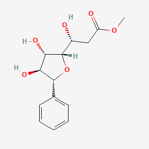 molecular formula C14H18O6 B1241094 Gonioheptolide A 