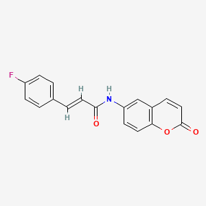molecular formula C18H12FNO3 B12410941 hCAIX-IN-5 