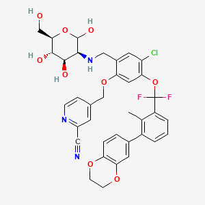 molecular formula C36H34ClF2N3O9 B12410946 PD-1/PD-L1-IN-13 