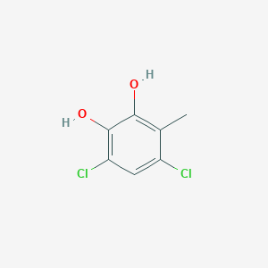 molecular formula C7H6Cl2O2 B1241097 4,6-Dichloro-3-methylcatechol CAS No. 374591-33-0