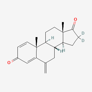 molecular formula C20H24O2 B12411005 Exemestane-D2 